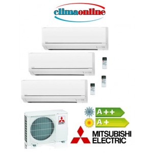 TRIAL SPLIT MITSUBISHI ELECTRIC SERIE AP 9000+9000+12000 BTU A++/A+