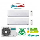 HISENSE NEW COMFORT GAS R32 7000+7000 BTU A++/A++