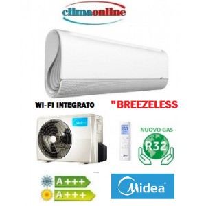 MIDEA BREEZELESS INVERTER 12000 BTU CLASSE A+++/A+++ WI-FI INTEGRATO