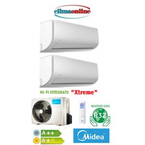 MIDEA EXTREME  R-32 CLASSE A++/A+ 9000+12000 